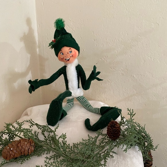 Annalee Green Christmas elf 2004 - Picture 1 of 10